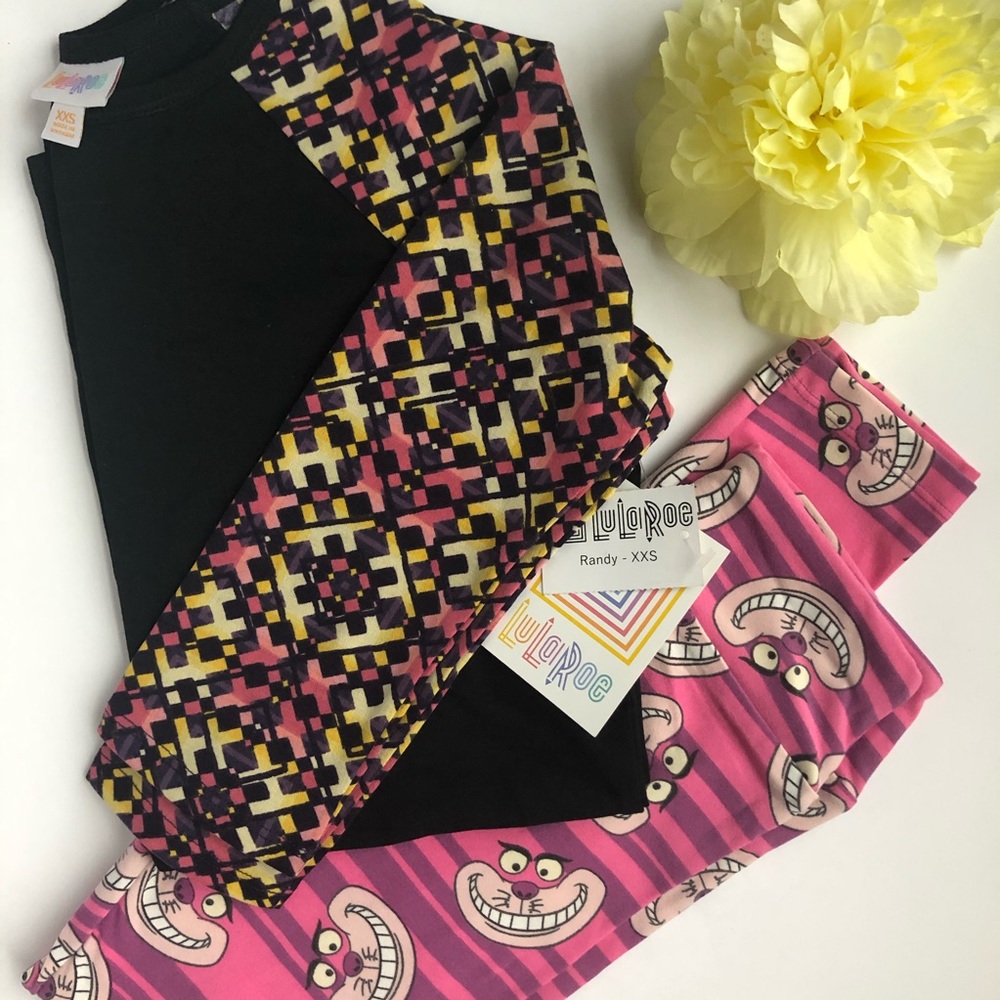 NWT - LLR Randy Top w/ FREE Cheshire Cat Leggings